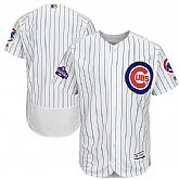 Chicago Cubs Blank White World Series Champions Gold Program Flexbase Collection Stitched Jersey JiaSu,baseball caps,new era cap wholesale,wholesale hats